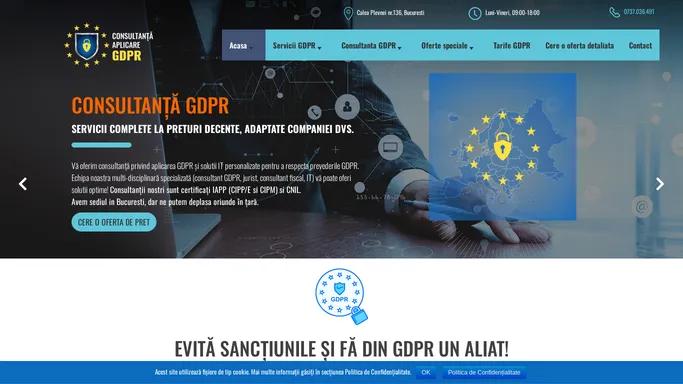 Consultanta GDPR, DPO extern, preturi corecte, training pentru angajati