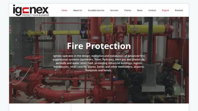 Ignnex – sisteme de protectie la foc