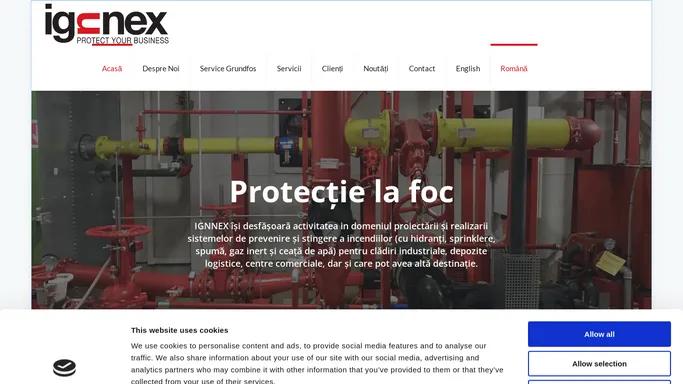 Ignnex – sisteme de protectie la foc