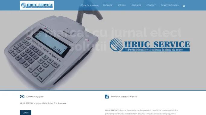 IIRUC SERVICE | Vanzare si service • case de marcat |