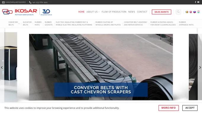 Ikosar – Mechanical rubber products manufacturer