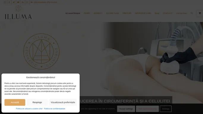 Clinica dermato estetica infrumusetare IllumaClinique Bucuresti Sector 2