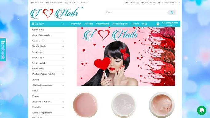 Produse profesionale pentru manichiura - I love nails