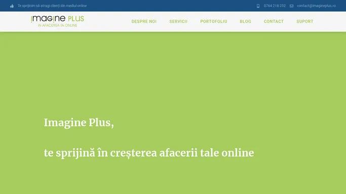 Imagine Plus ▷ Promovare si Marketing Online, Servicii Optimizare SEO, Creare Magazine Online si Site-uri