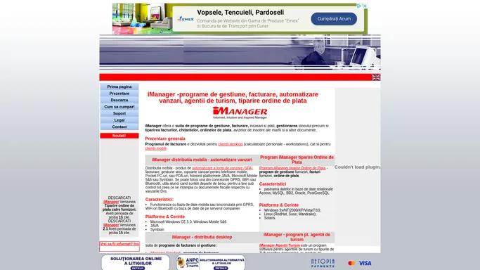 Program de facturare, tiparire ordine de plata, automatizare vanzari, program agentii de turism