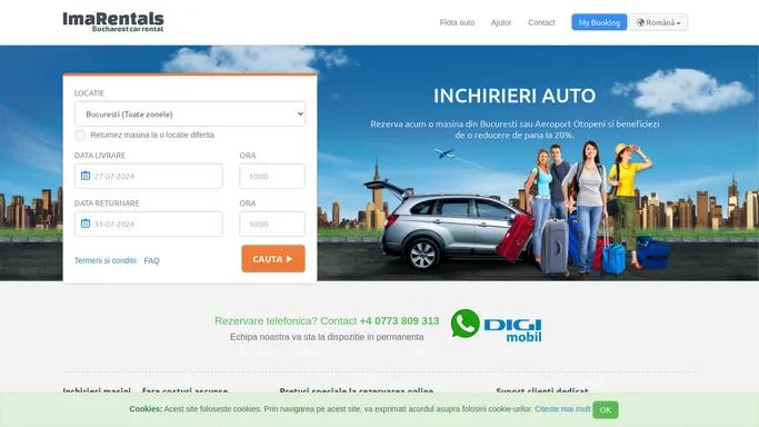 Rent a car Bucuresti, inchirieri auto in aeroport otopeni