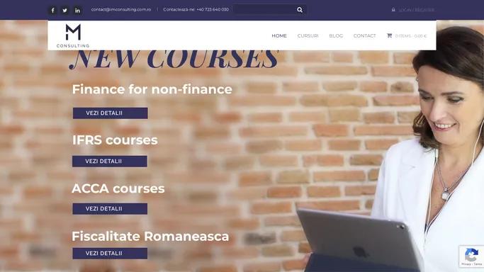 IMConsulting – Cursuri de fiscalitate romaneasca, contabilitate si ACCA