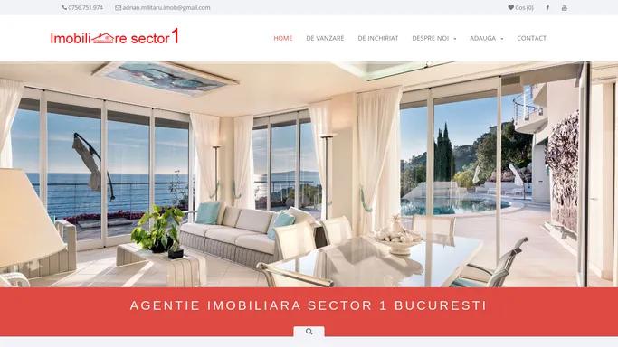 Imobiliare Sector 1 - agentie imobiliara Bucuresti