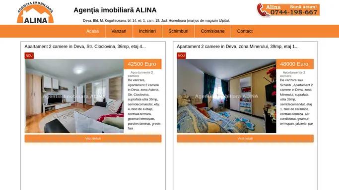 Agentia imobiliara ALINA