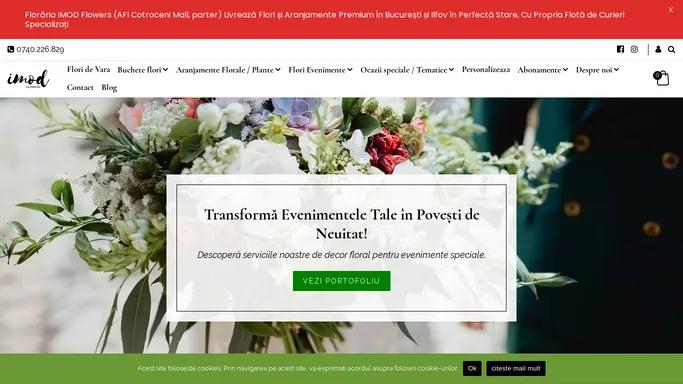 Florarie online Bucuresti ❤️ Comanda flori deosebite