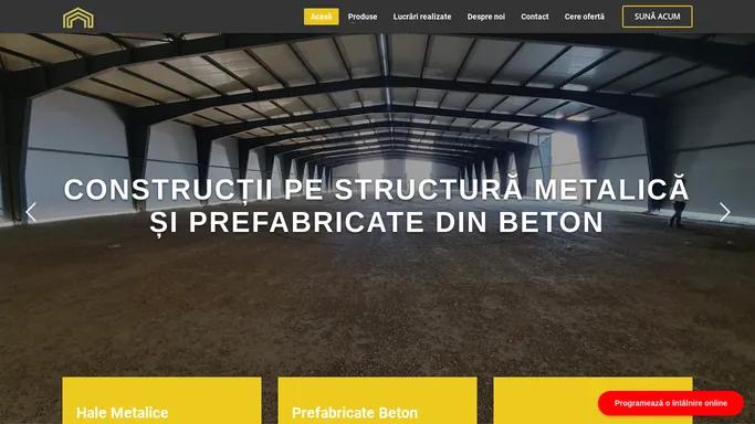 Imosteel - Hale metalice si prefabricate beton