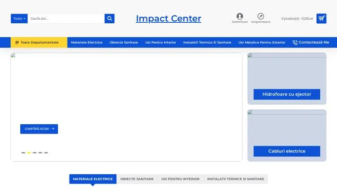 Materiale electrice sanitare pentru casa ta - Impact Center