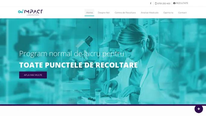 Impact LABORATORY - Laborator analize medicale