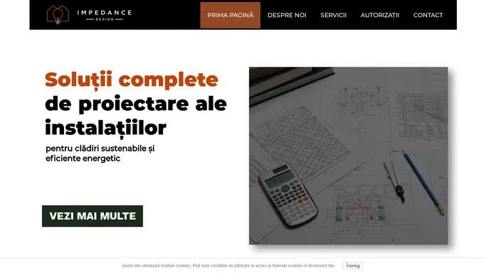 Impedance Design | Solutii complete de proiectare ale instalatiilor