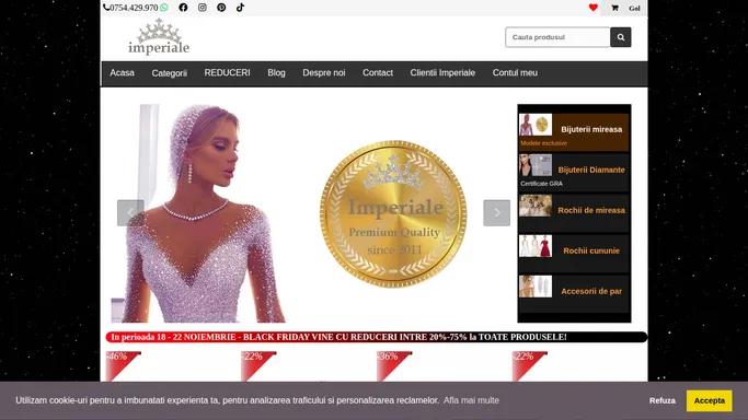 Imperiale.ro : Rochii de seara, rochii si bijuterii de mireasa