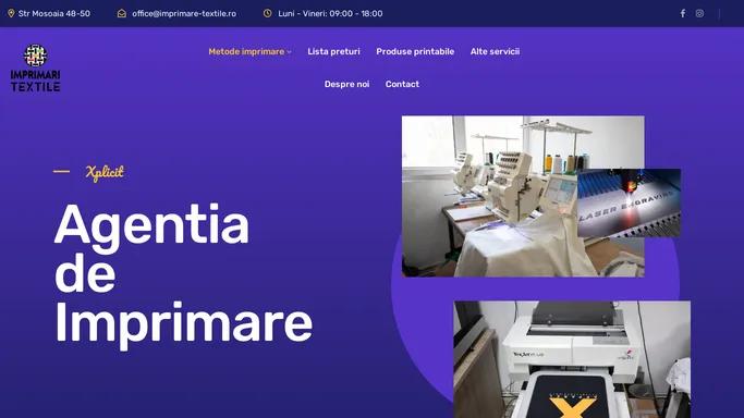 Imprimare Textile – Imprimare textile