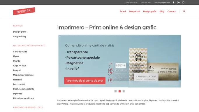 Imprimero - Print materiale promotionale & design grafic