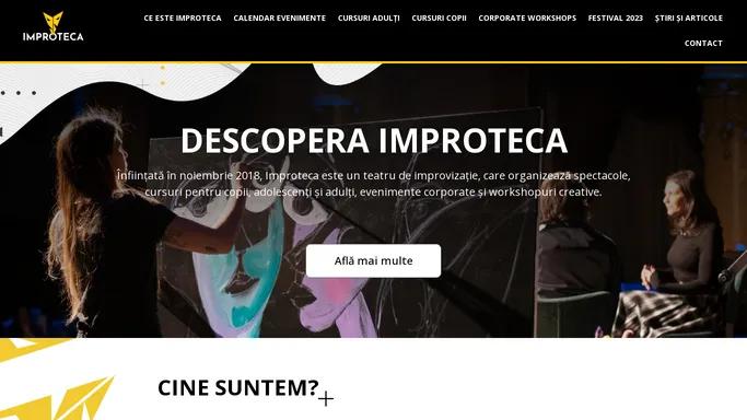 Improteca.ro – Teatru de improvizatie