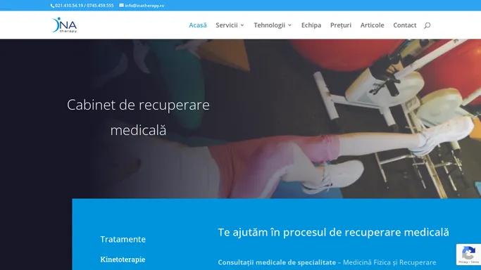 Cabinetul de recuperare medicala Ina Therapy