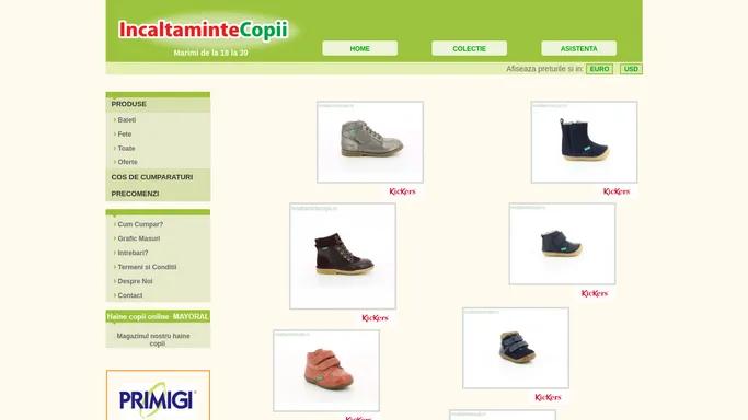 Incaltaminte copii - Oferte in fiecare zi!