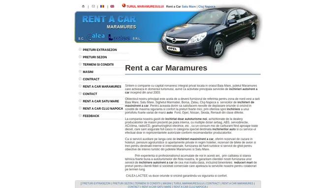 Rent a car Baia Mare Masini Maramures Inchirieri Auto