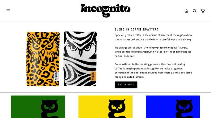 Incognito Coffee Roasters – Incognito-coffee