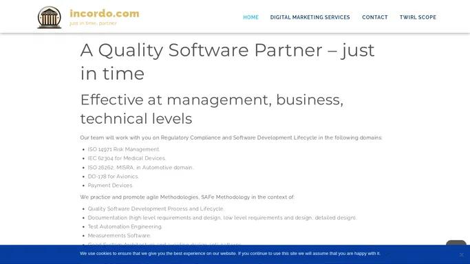 Home - incordo.com - Quality Software Partner