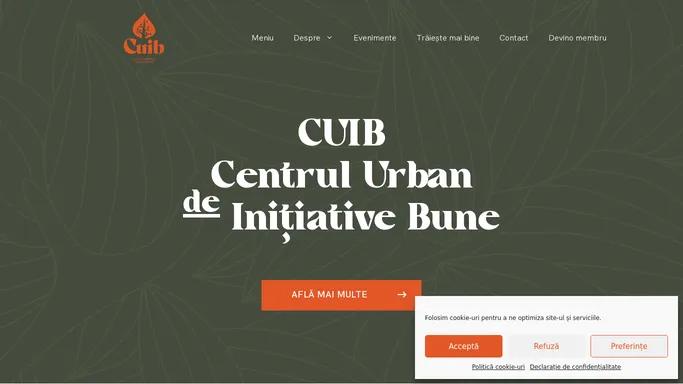 CUIB – Centrul Urban de Initiative Bune