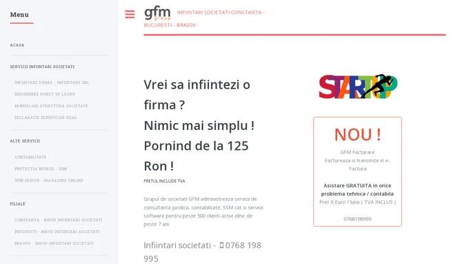 Infiintare firma - infiintare srl - infiintari firme - Constanta - Bucuresti - Brasov