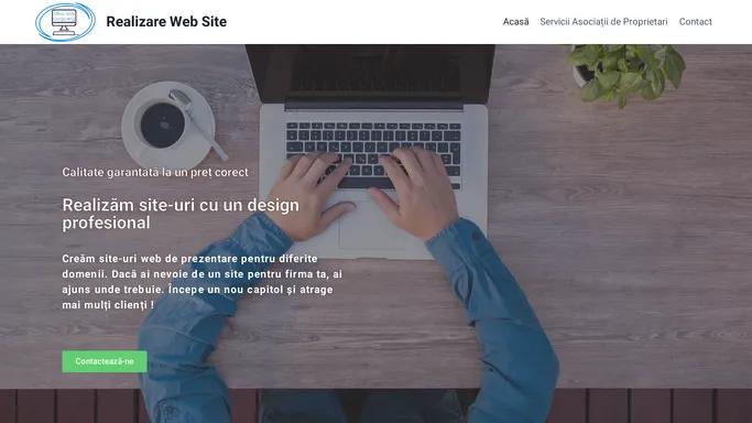 Acasa - Realizare Web Site