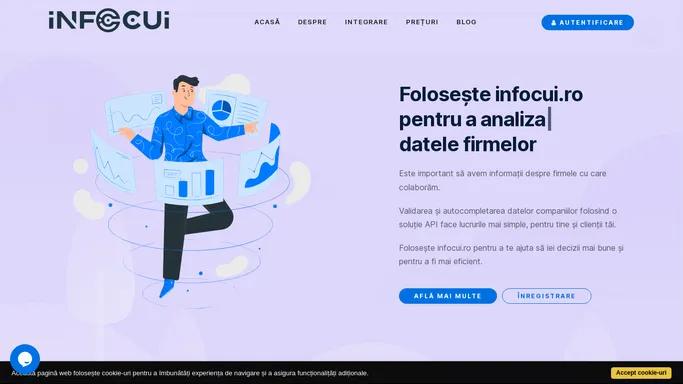 InfoCUI.ro - API furnizare date firme, verificare si validare CUI