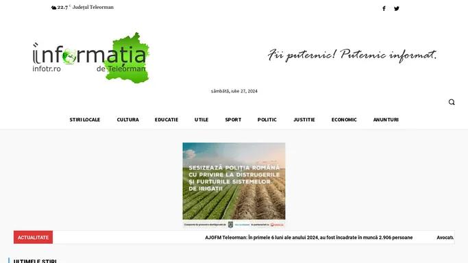 Homepage - Informatia de Teleorman