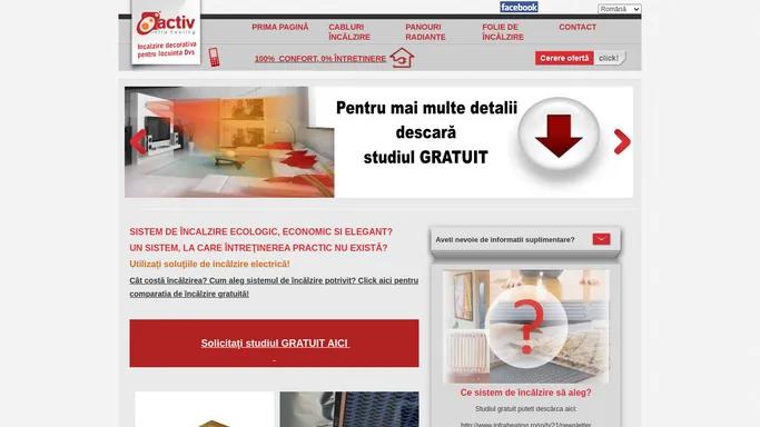 Incalzire electrica: 100% confort, 0% intretinere