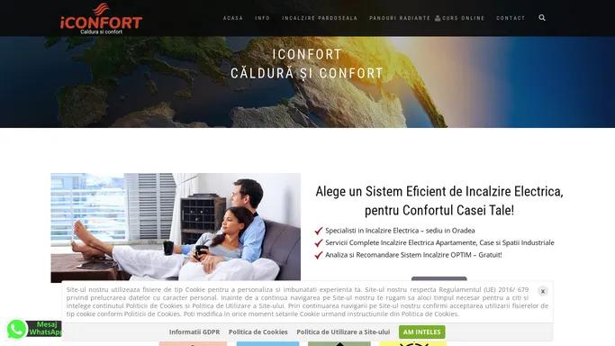 iCONFORT CALDURA SI CONFORT - iCONFORT CONCEPT