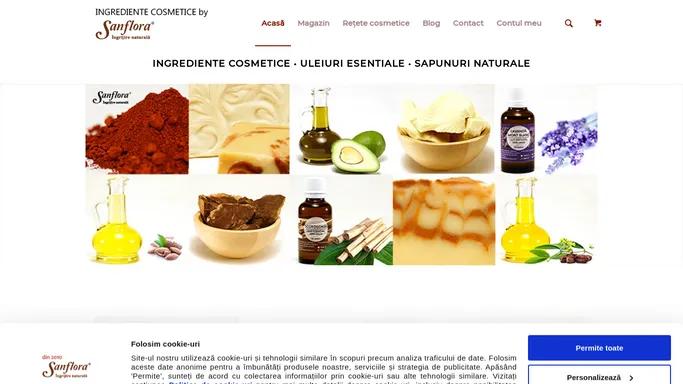 INGREDIENTE COSMETICE by Sanflora | din 2010