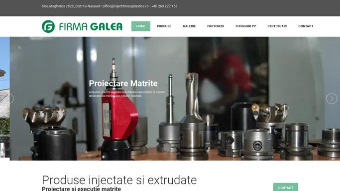 Produse injectate si extrudate - Firma Galea