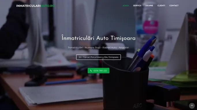 Inmatriculari Auto Timisoara - Intermedieri Auto - InmatriculariAuto.RO