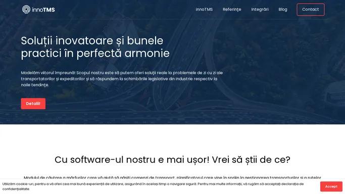 innoTMS - Solutii inovatoare si bunele practici in perfecta armonie