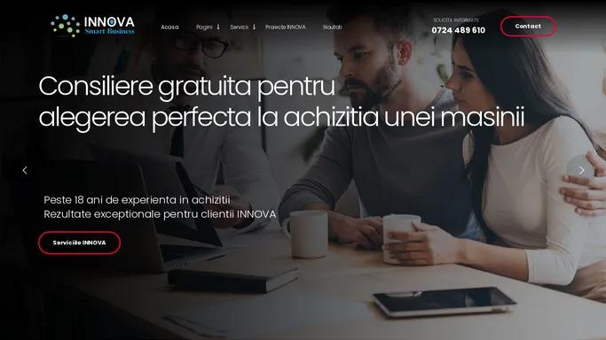 INNOVA SMART BUSINESS – Afaceri inteligente prin achizitii profesionale