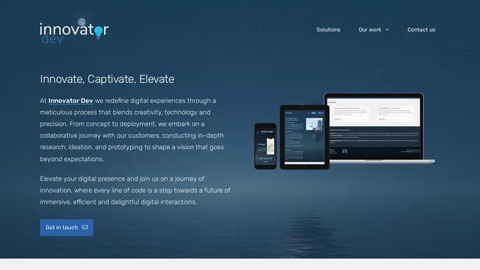 Innovate, Captivate, Elevate with Innovator Dev
