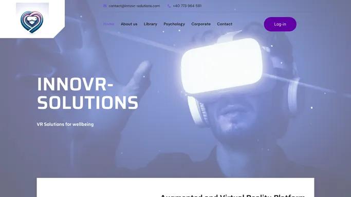 InnoVR-Solutions – VR Solutions for wellbeing