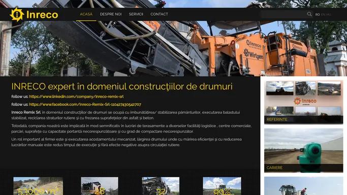 Inreco Expert in constructie de drumuri