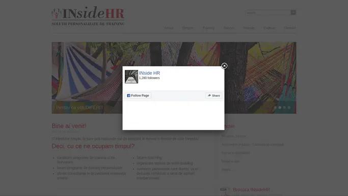 InsideHR – Solutii Personalizate de Training