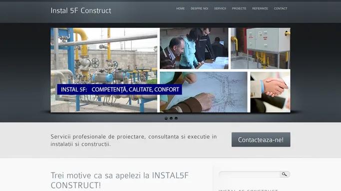 Instal 5F Construct | Consultanta si realizare in Instalatii si constructii