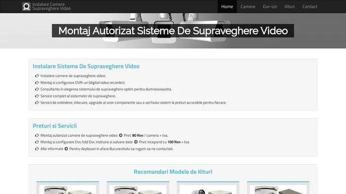 Instalare camere supraveghere video - index