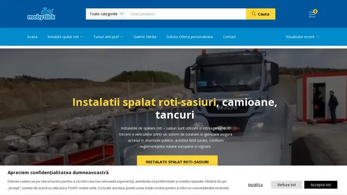 Instalatii MobyDick Romania - Instalatii spalat roti