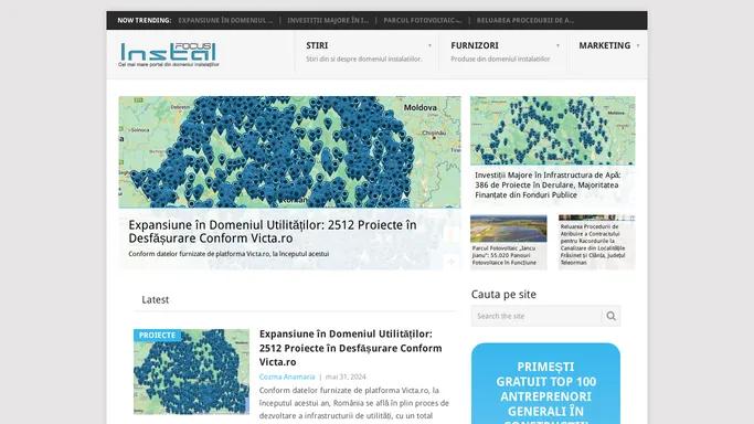 InstalFocus – Cel mai mare portal din domeniul instalatiilor