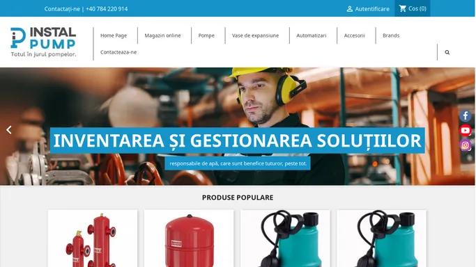 Magazin online de pompe si accesorii InstalPump