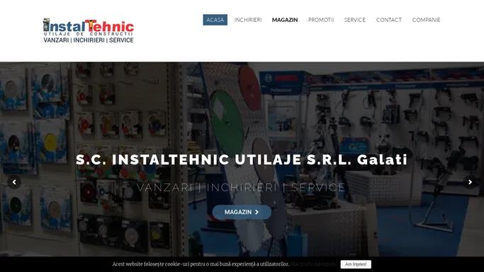 Instal Tehnic – Utilaje de constructii