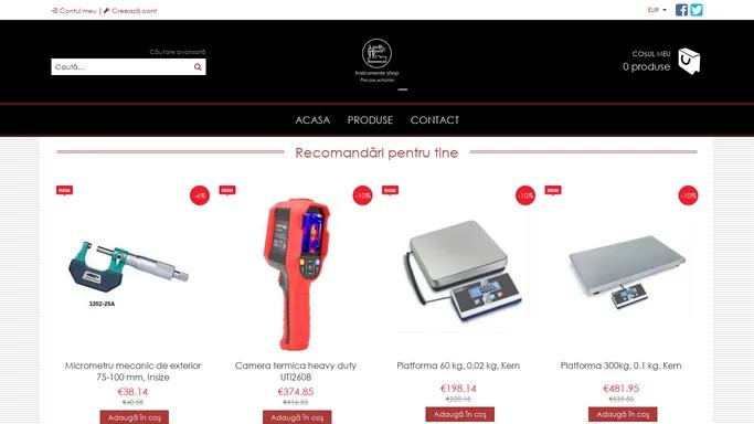 Acasa - Instrumente Shop